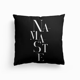 Namaste Black Cushion